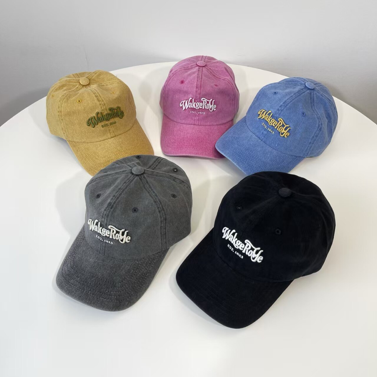 26新款韩国进口代购做旧感棒球帽刺绣字母时尚鸭舌帽子女大檐潮流