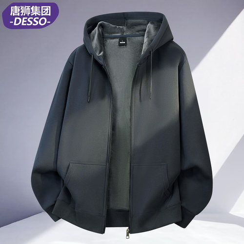 拉链DESSO连帽加厚卫衣