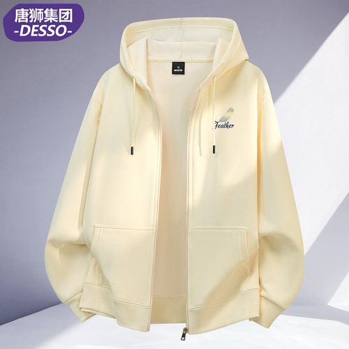 唐狮DESSO美式印花连帽卫衣