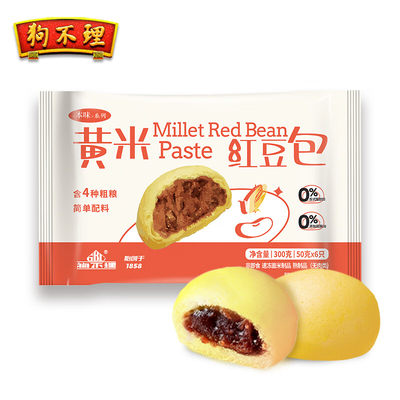 狗不理黄米红豆包300g/袋