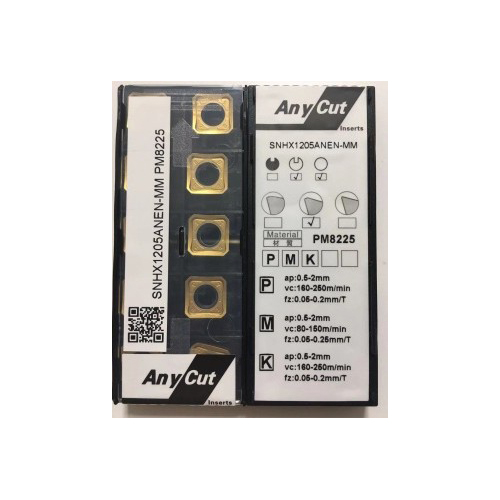 SNHX1205ANEN-MM PM8225  AnyCut数控刀片 快进给刀片