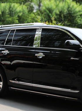 08/09/10/11/12/13/14款汉兰达车窗装饰亮条车身门框玻璃亮条压条