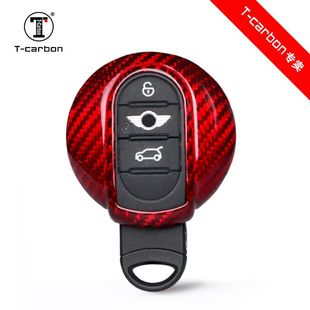 适用于新老款宝马mini cooper钥匙包套改装迷你真碳钎维钥匙保护