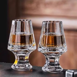 高级威士忌个人专用品鉴杯闻香杯加厚玻璃酒杯洋酒杯子干邑纯饮杯