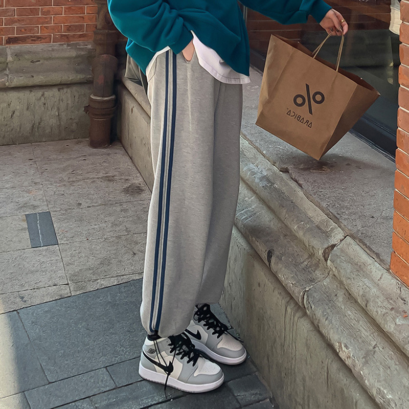 Non real shooting legged pants women's straight tube autumn / winter 2020 new Korean versatile pants