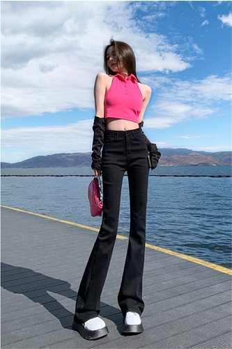 2022 new style straight waist slim women's Leggings 2022