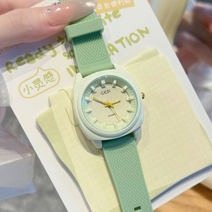 手表女款学生初高中2026新款防水电子女士腕表考试专用静音正流行