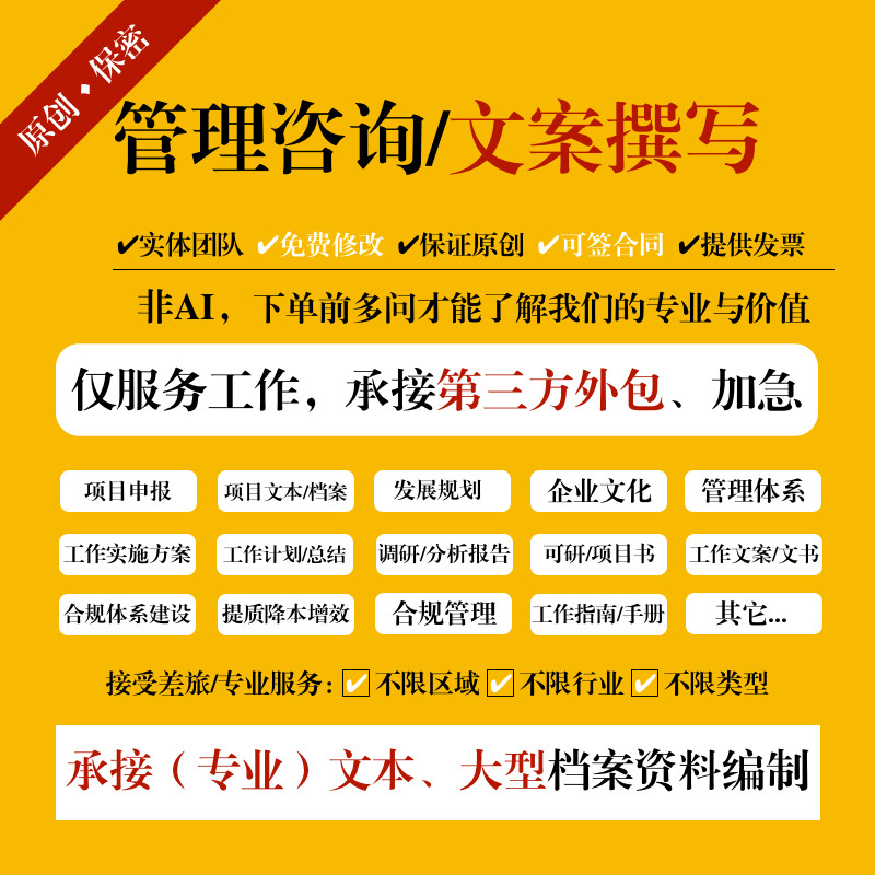 代写文章撰写述职报告工作总结汇报方案剧本文案策划代笔写作服务