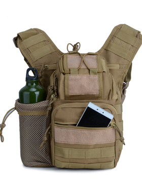 战术斜跨包男户外单反相机包摄影包E斜跨工具手提单肩登山旅行包