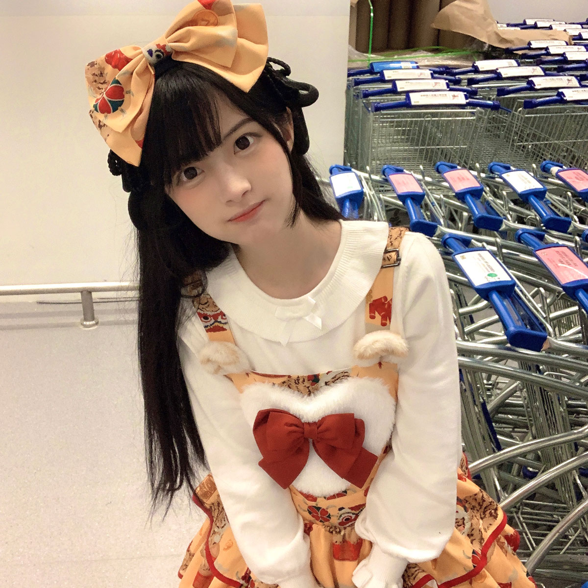 现货 迷鹿与梦 软糯打底针织衫花边可爱少女日系基础秋冬内搭毛衣
