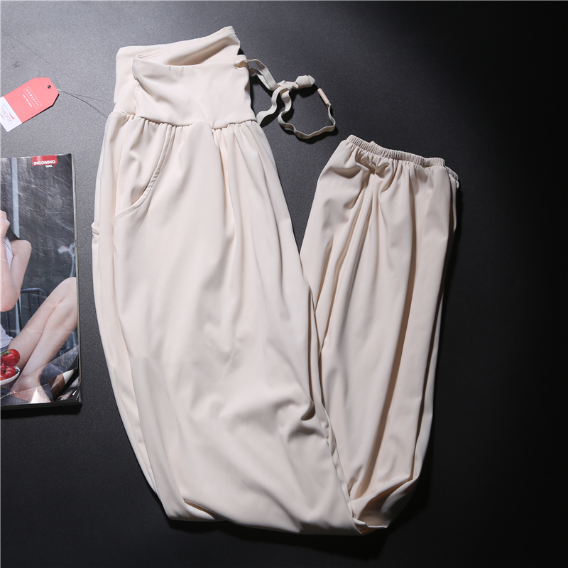 薄款瑜伽长裤透气速干跑步宽松女