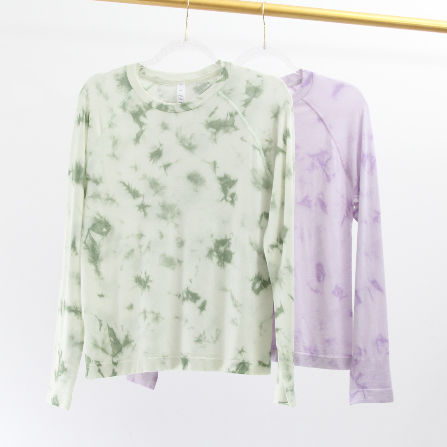 美利奴羊毛扎染运动徒步户外健身恒温速干长袖运动T恤,运动/瑜伽/健身/球迷用品,瑜伽t恤,淘宝优惠券,粉丝福利购,淘宝优惠卷