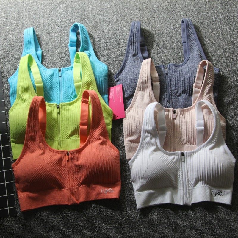 欧美单！可调节拉链运动内衣女防震美背透气速干跑步健身瑜伽文胸,运动服/休闲服装,运动文胸,淘宝优惠券,粉丝福利购,淘宝优惠卷