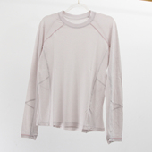 富贵色 美利奴羊毛运动T恤女户外徒步宽松瑜伽上衣 高级有格调