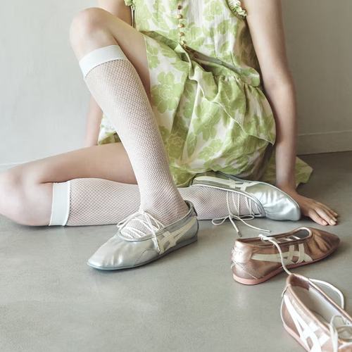 日本代购Onitsuka Tiger GYMNARINA鬼塚虎女款户外徒步芭蕾休闲鞋