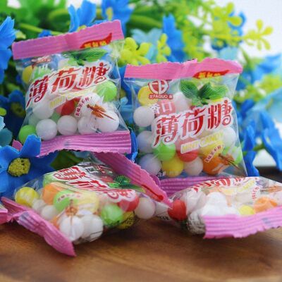 老式薄荷糖儿时8090后怀旧童年回忆六一儿童节小时候的糖果小零食