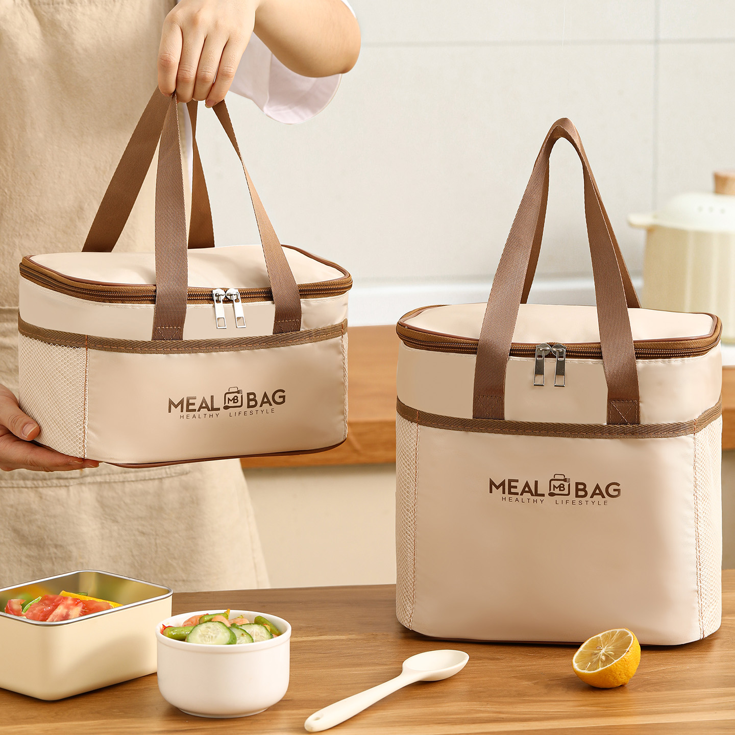 饭盒保温袋便当手提袋子加厚铝箔