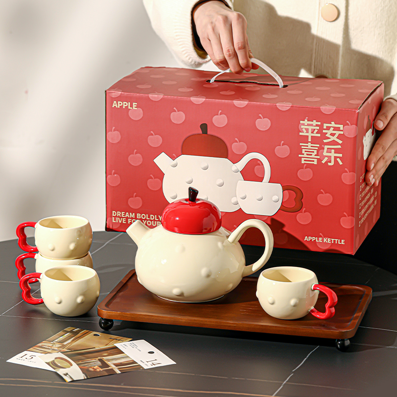 乔迁新居水具茶具套装家用陶瓷茶壶水杯茶杯下午茶结婚礼物送新人