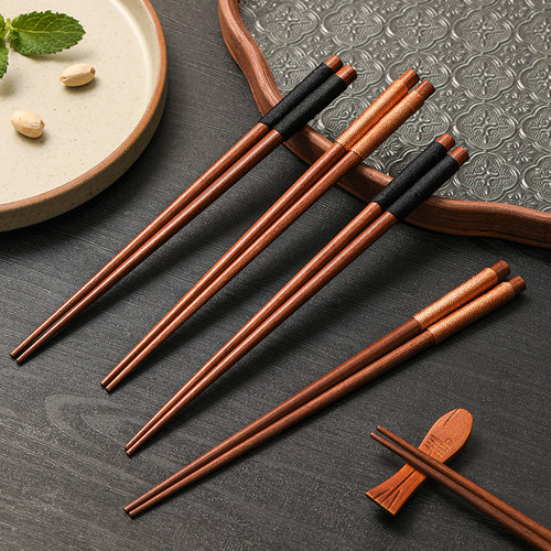 实木筷子家用防霉耐高温一人一筷