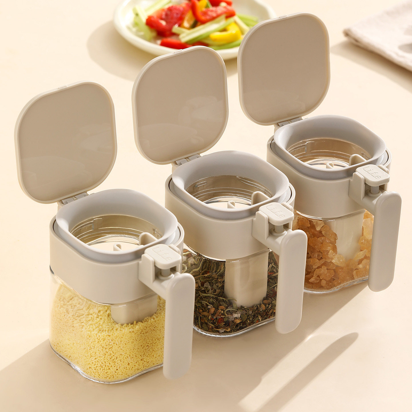 调料盒家用厨房密封防潮调味瓶罐