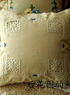 [2013.2月新]出口原单zakka风格粗麻抱枕套