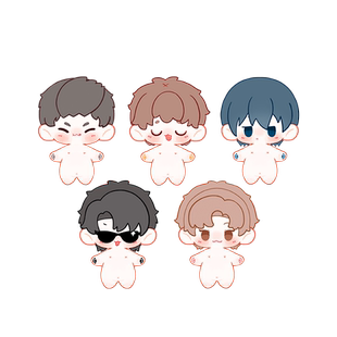 LOFTER 盗墓笔记 稻米节系列吴邪张起灵王月半款 10cm挂件娃娃