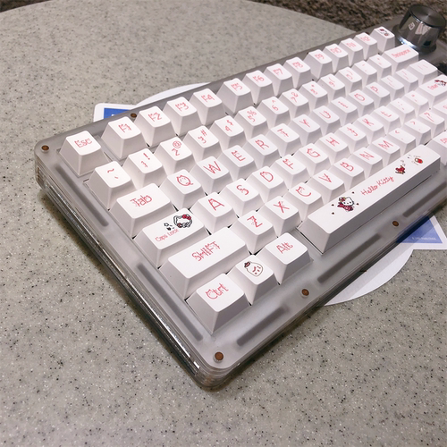 KT猫主题可爱原厂高度键帽