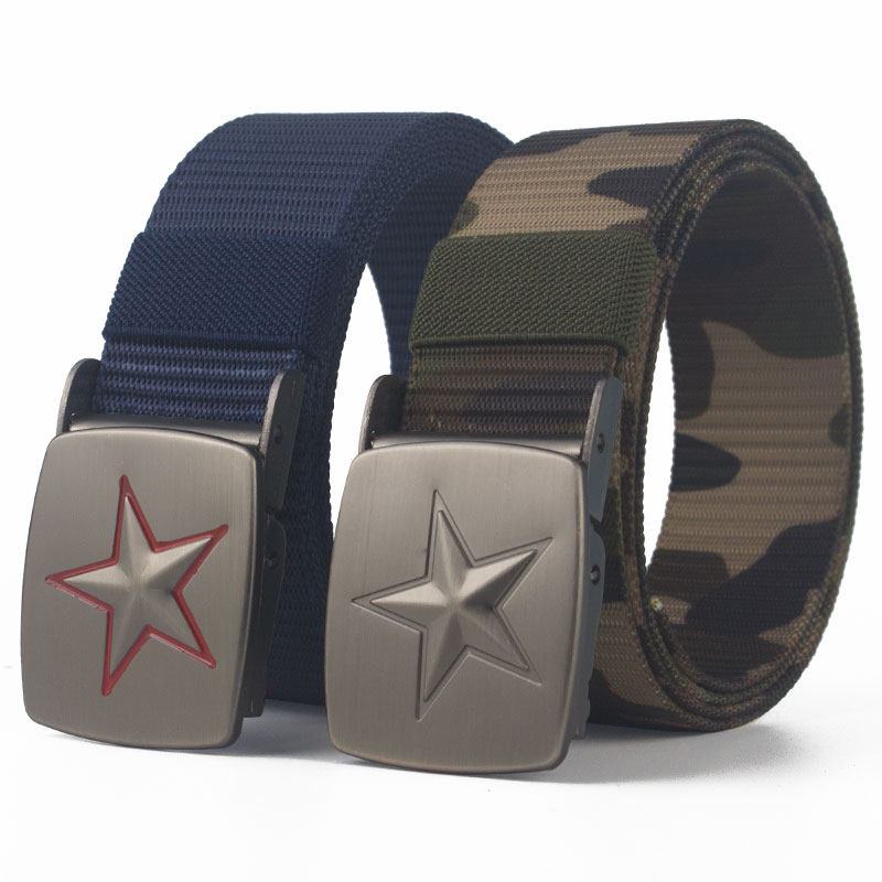 帆布尼龙休闲百搭腰带男款