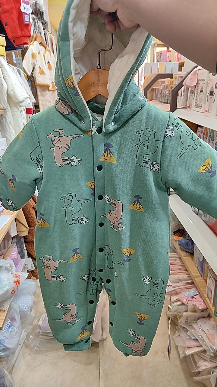 衣拉拉冬季款婴幼儿舒适呆萌正开家居服连体衣