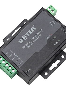 宇泰工业单口RS485/422转TCP/IP串口服务器232以太网物联网模块通信网络数据10/100M通讯UT6311M改UT-6801BMT