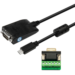 宇泰UT-890-TC USB TYPE-C转RS485/422转换器 USB3.1转485/422线