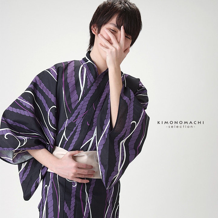 JAPANESE KIMONO MENS 25 COLORS OFFICIAL WEBSITE  TRADITIONAL KIMONO SET PAJAMAS YUKATA HANA MAN