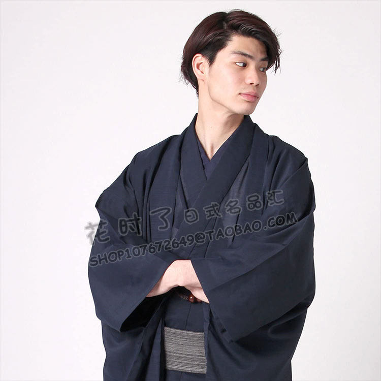 SPRING AND SUMMER DRESS JACKET MEN GENTLEMAN JAPANESE STYLE TULLE COTTON BREATHABLE TRADITIONAL KIMONO HAORI COS TRAVEL STREET PHOTO