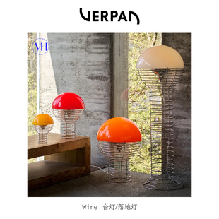 创意客厅卧室书房装 个性 饰灯具 正版 VERPAN丹麦Wire台灯落地灯原装