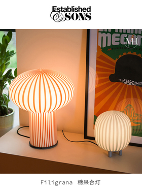 英国 Established sons Filigrana 糖果灯客厅卧室床头氛围灯