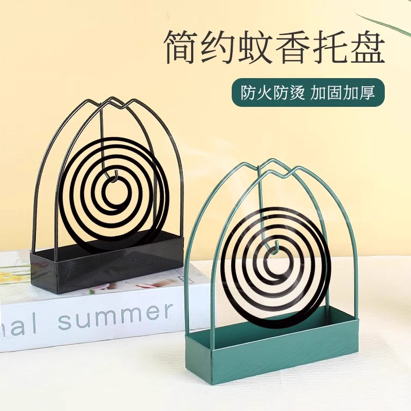 铁艺挂式蚊香架子接灰