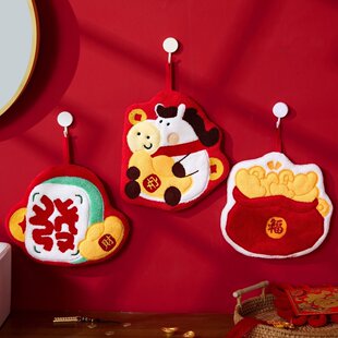 新年礼物2026马年擦手巾幼儿园儿童年会伴手礼女生实用创意小礼品