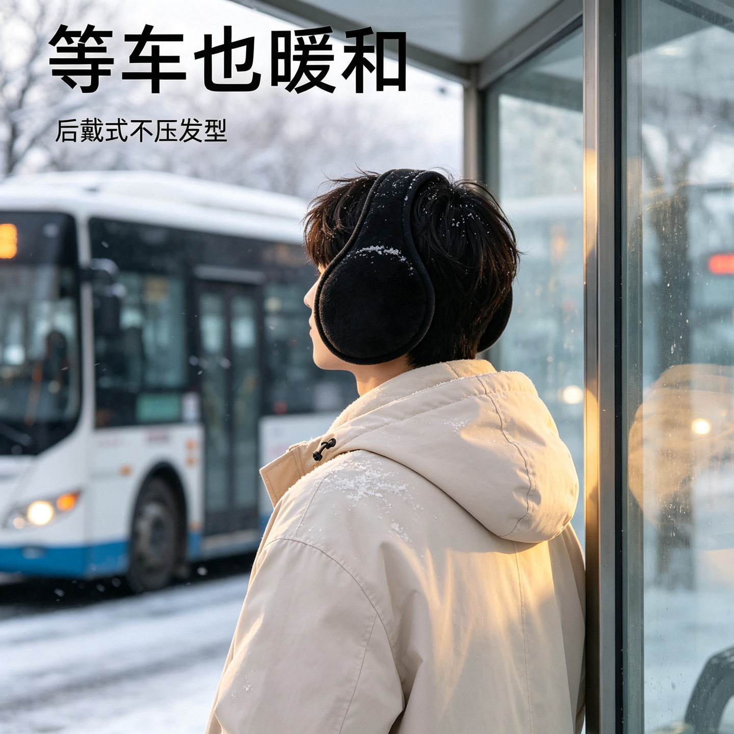 通用护耳朵套加厚加绒耳罩保暖