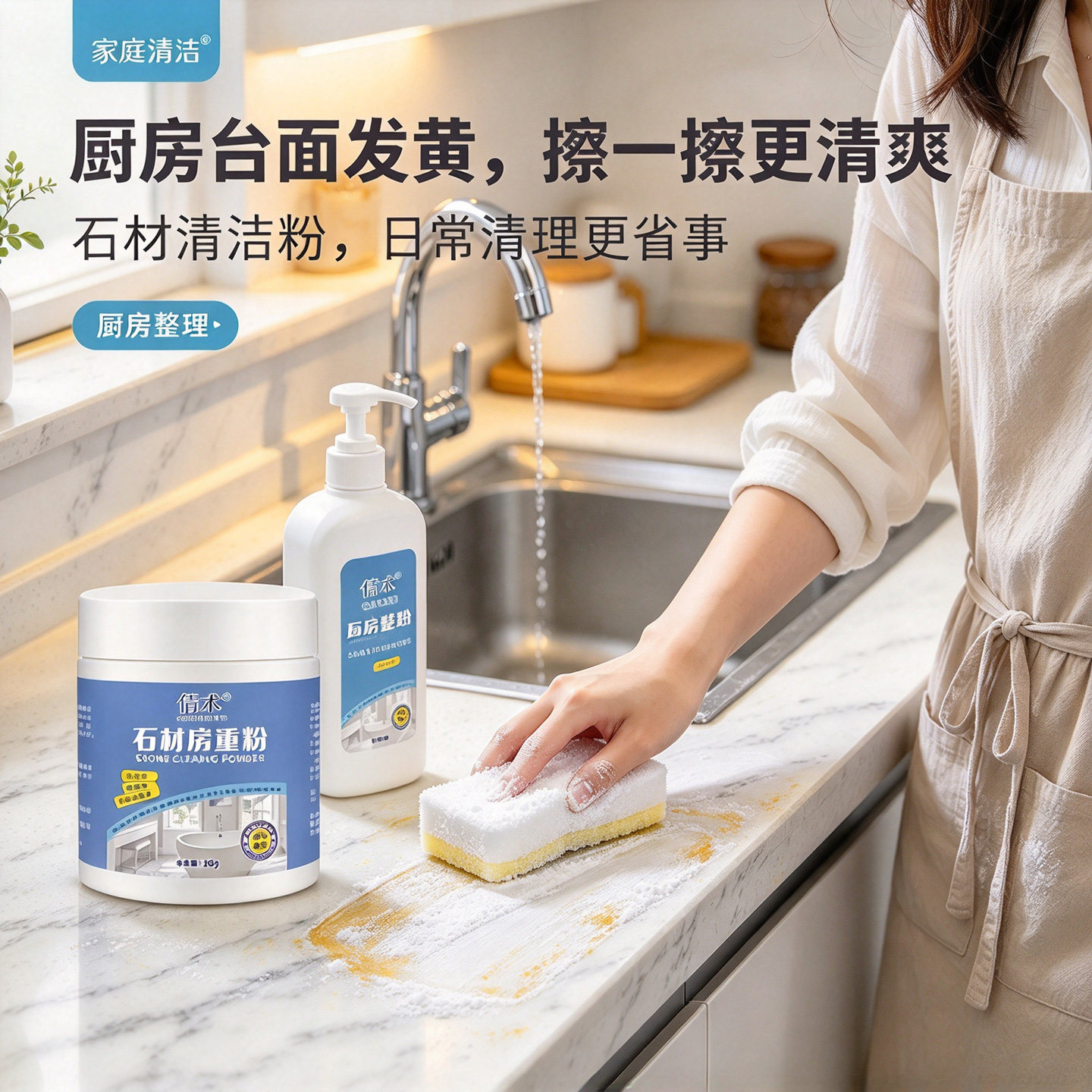 大理石清洁剂石材瓷砖台面清洗