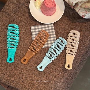 小梳子随身便携女士专用防静电干湿两用迷你梳子排骨梳家用气垫梳
