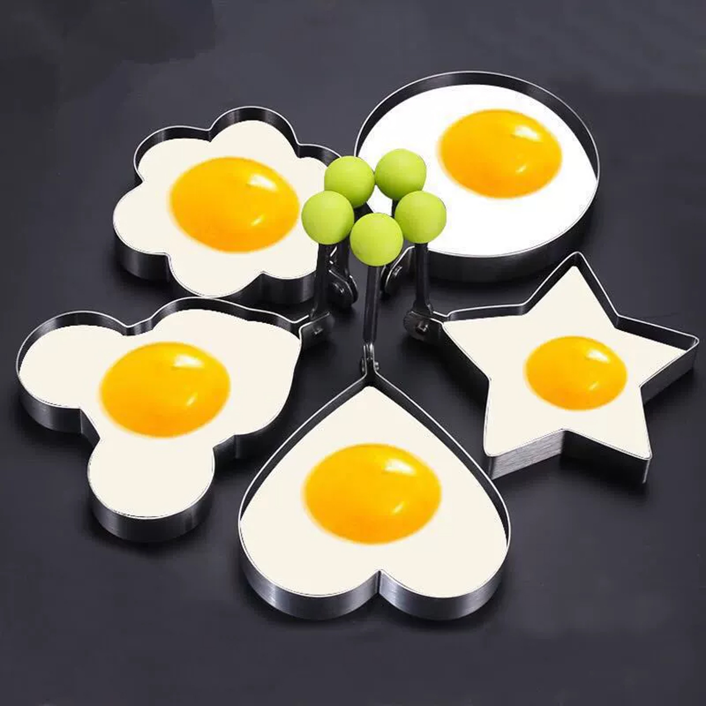 不锈钢煎蛋模具煎蛋器厨房荷包蛋饭团爱心煎蛋diy模型食品级肉饼