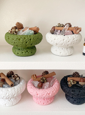 干花晶石香薰扩香石摆件家用卧室内无火香氛杯diy女生日礼物小众