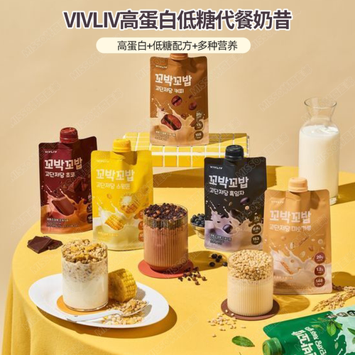 韩国VIVLIV代餐奶昔高蛋白低糖