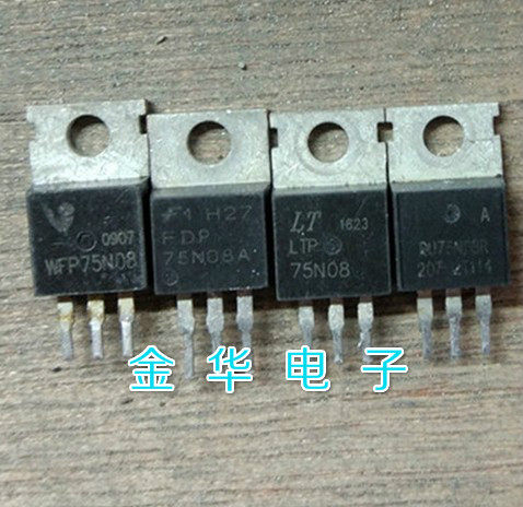 FDP75N08A WFP75N08 LTP75N08 RU75N08R 原装进口拆机  包好用