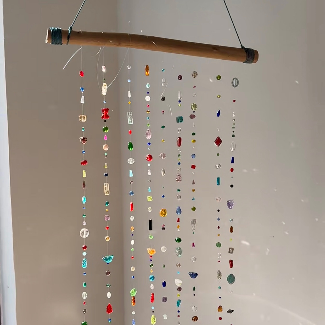 小红书同款梦幻珠帘手工DIY材料包创意彩色串珠门帘珠链挂饰装饰,家居饰品,吊饰/挂饰,淘宝优惠券,粉丝福利购,淘宝优惠卷