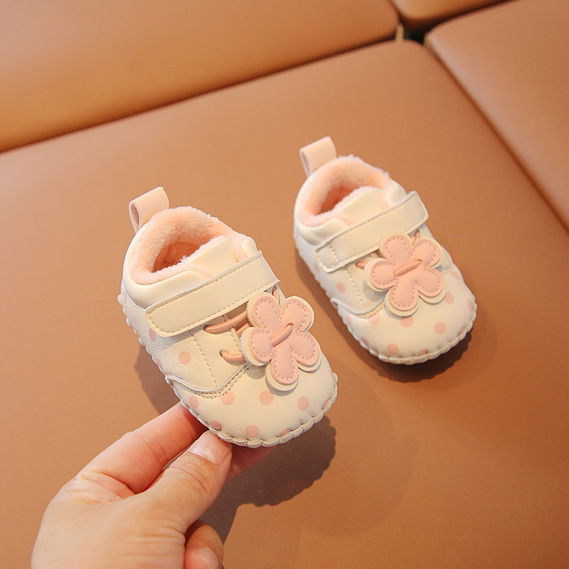 冬季一岁女宝宝棉鞋6-12月婴儿鞋子秋冬款学步鞋软底婴幼儿公主鞋,童鞋/婴儿鞋/亲子鞋,学步鞋,淘宝优惠券,粉丝福利购,淘宝优惠卷