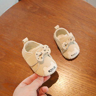 2025春季一岁女宝宝学步鞋软底6-12个月婴幼儿公主鞋子一阶段婴儿