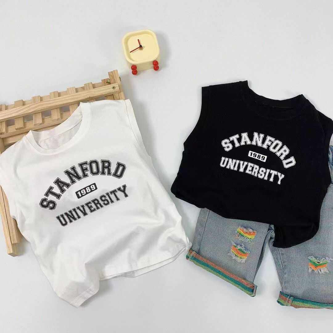 100%纯棉儿童宝宝无袖T恤衫字母印花中小童男女童背心上衣夏,童装/婴儿装/亲子装,背心吊带,淘宝优惠券,粉丝福利购,淘宝优惠卷