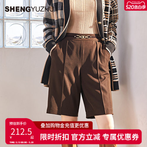 2023年秋冬新款休闲短裤女