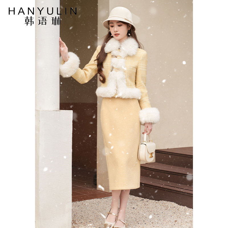 小香风套装2025新款爆款春季女装时尚气质高级感外套半身裙两件套,女装/女士精品,时尚套装,淘宝优惠券,粉丝福利购,淘宝优惠卷